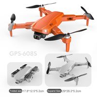 2021 nowy S608 GPS Drone 6K podwójna kamera HD profesjonalna fotografia lotnicza bezszczotkowy silnik składany Quadcopter RC odległość 3000M 6
